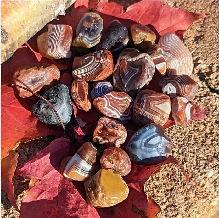 thumbnail image 2 of Mexican Lace Agate Rough – Natural Tumbling Rocks – Bulk Wholesale From Mexico 2 of 4