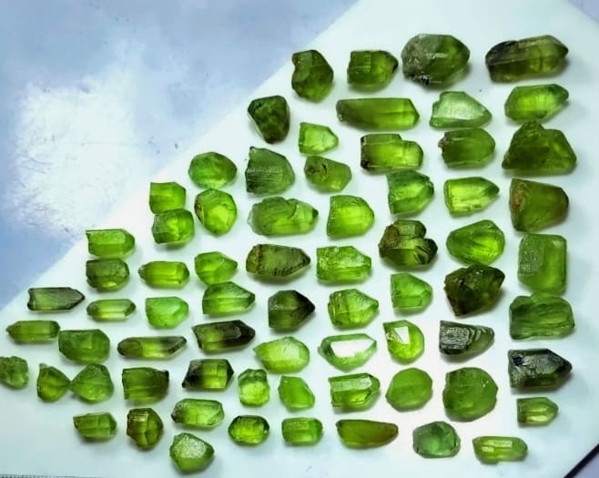 peridot crystals