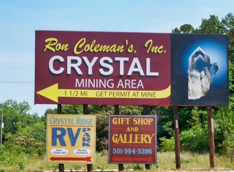 ron coleman crystal mine