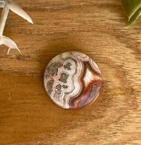 Mexican Crazy Lace Agate cabochon