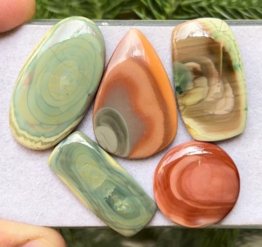 Royal Imperial Jasper cabochons