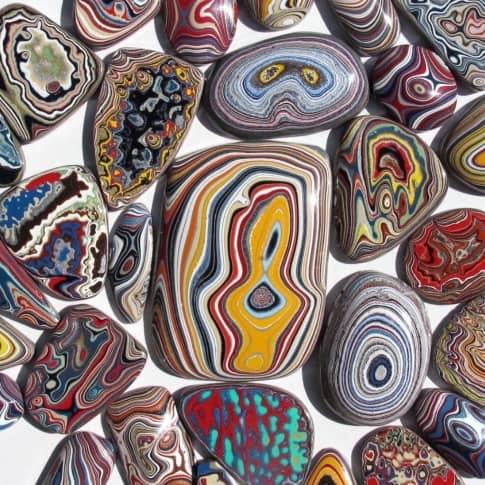 Fordite Detroit Agate cabochons