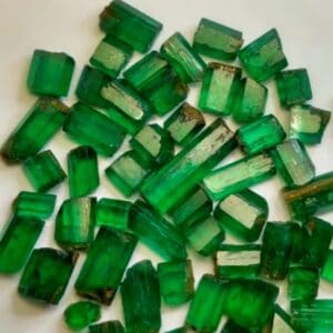 emerald facet rough