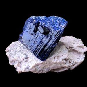 azurite crystal on matrix