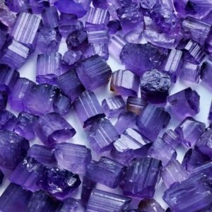 purple scapolite rough