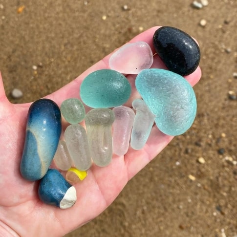 sea glass slag