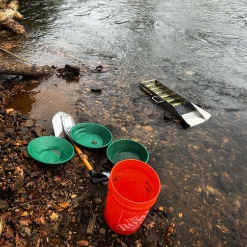 gold sluice box